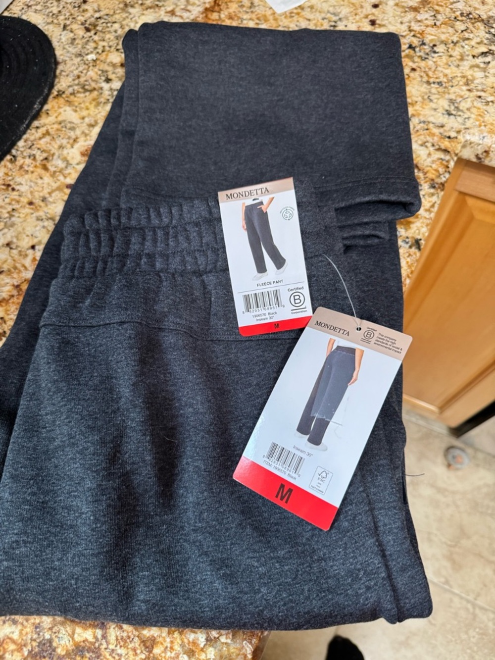 Dark Gray Knit Sweatpants